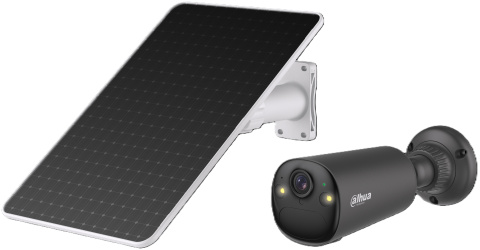 KIT/BF4CA-XL - 2,1 mm - 4Mpix, 15m IR a 20m bílé LED, PIR, solar panel, SD, repro