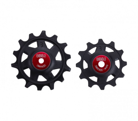 kladky BBB BDP-17 RollerBoys 12/14T černé keramika