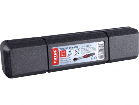 EXTOL PREMIUM klíč momentový, 1/4", 1-6Nm, obousměrný