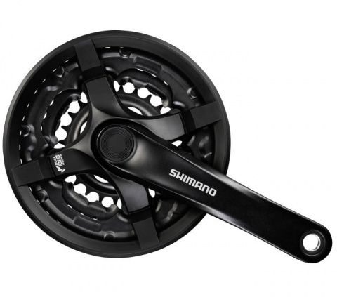 kliky Shimano FC-TY501 3x6/7/8 42/34/24z 175mm černé s krytem orig. balen