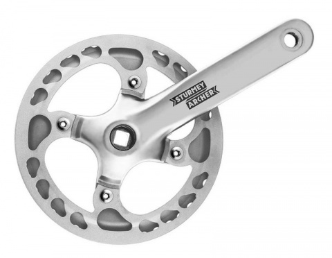 kliky Sturmey-Archer FCS742 1x 44z 170mm stříbrné kryt