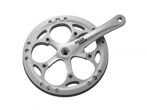 kliky Sturmey-Archer FCSS54 1x 54z 170mm stříbrné dvojitý kryt