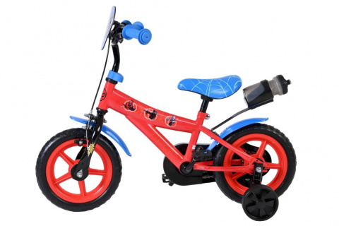 kolo 12" Volare Spiderman červené