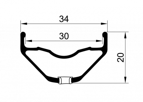 kolo zapletené Remerx RX2030 584x30 přední 28 děr černé RX2643 disc