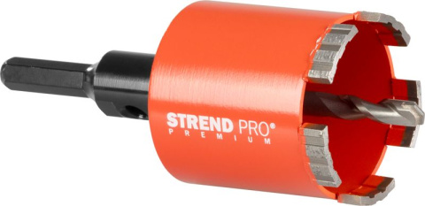 Korunka vrtací diamantová 82mm segmentová se stopkou HEX 12mm