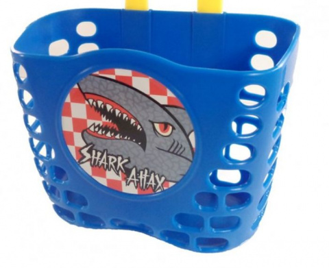 koš dětský barevný modrý Shark + pásky