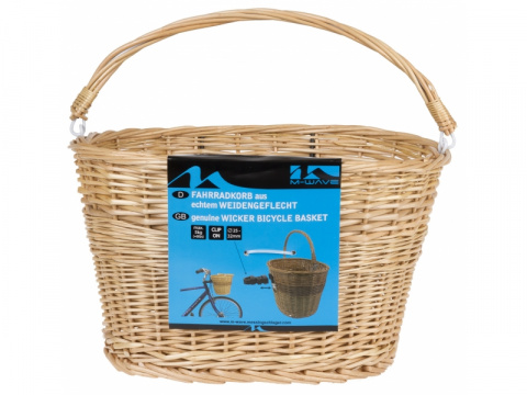 koš M-Wave přední proutěný +držák