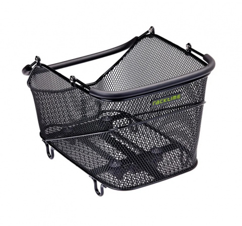 koš nosičový Racktime Baskit Trunk 12l drátěný černý vč. snapit adaptéru