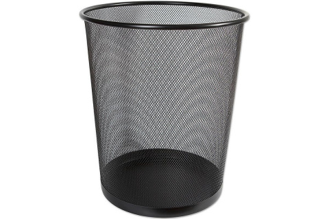 Koš odpadkový Concorde, kovový, 19 l, černý