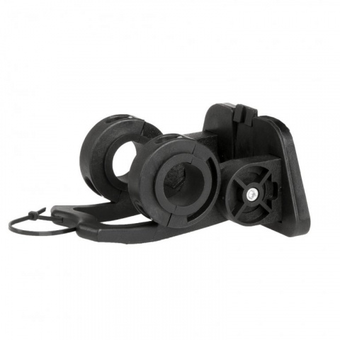 koš přední drátěný s klipem na řidítka černý