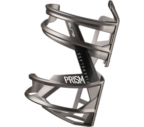 košík ELITE Prism Left titanium, černý graphic
