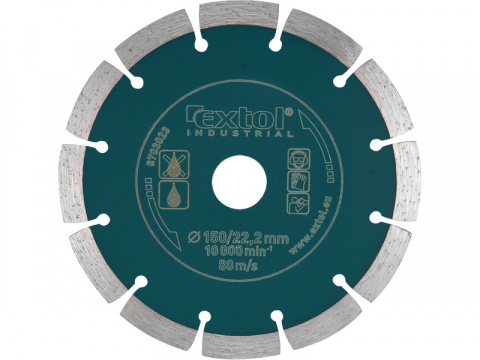 kotouč diamantový řezný segmentový Grab Cut, 230x22,2mm, suché řezání, EXTOL INDUSTRIAL