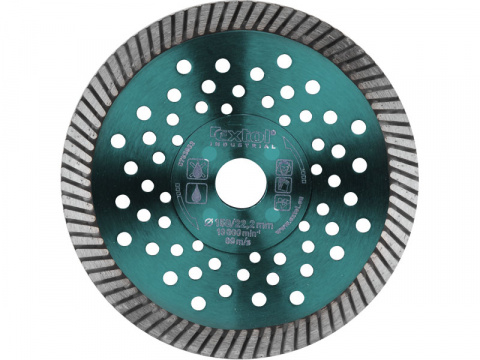 kotouč diamantový řezný turbo Fast Cut, 230x22,2mm, suché i mokré řezání, EXTOL INDUSTRIAL