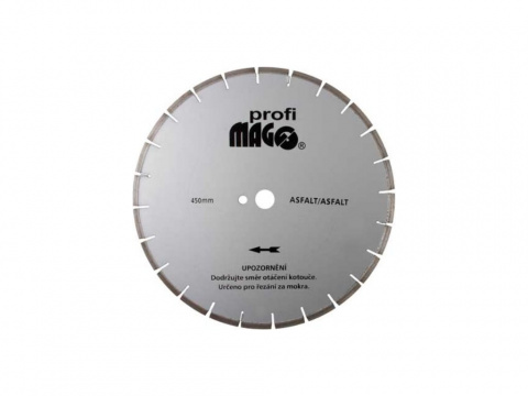 Kotouč diamantový segmentový 450x25,4mm MAGG Profi na asfalt