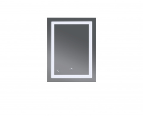 Koupelnové zrcadlo s LED osvětlením, protizamlžovací funkcí a regulací jasu, MR08-80×60-REVERSE Tall | MR08-80×60-REVERSE Tall