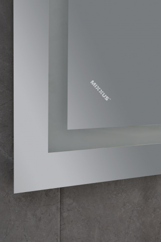 Koupelnové zrcadlo s LED osvětlením, protizamlžovací funkcí a regulací jasu, MR08-80×60-REVERSE Tall | MR08-80×60-REVERSE Tall