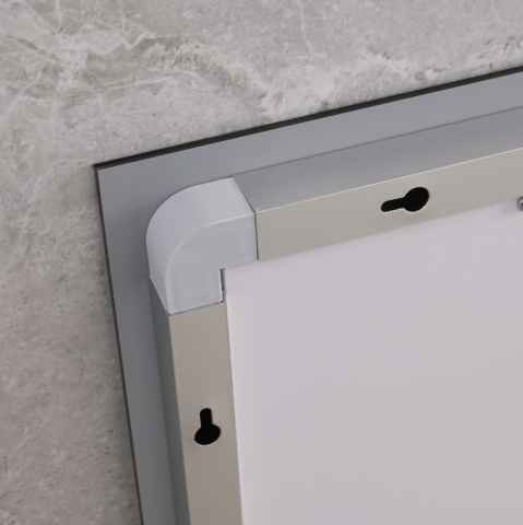 Koupelnové zrcadlo s LED osvětlením, protizamlžovací funkcí a regulací jasu, MR08-80×60-REVERSE Tall | MR08-80×60-REVERSE Tall