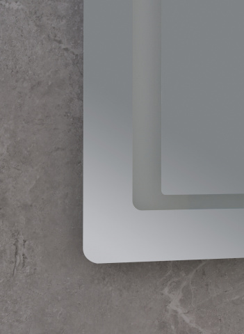 Koupelnové zrcadlo s LED osvětlením, protizamlžovací funkcí a regulací jasu, MR13-80×60-REVERSE Styl | MR13-80×60-REVERSE Style