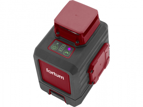 Křížový laser 2D 360° zelený paprsek, samonivelační FORTUM 4780214