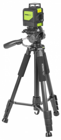 Křížový laser 360° zelený paprsek, samonivelační STREND PRO INDUSTRIAL 901CG + STATIV
