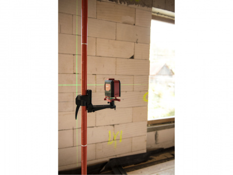 Křížový laser 360° zelený paprsek, samonivelační EXTOL PREMIUM 8823307, dosah 30m/50m