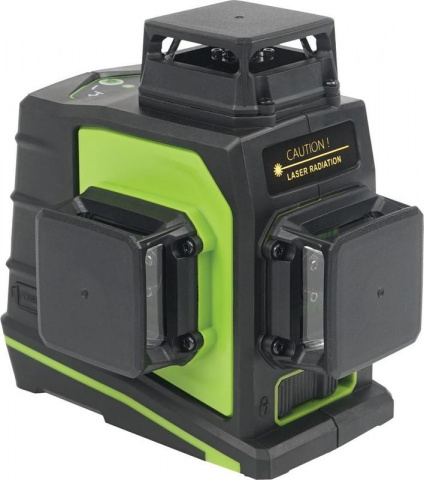 Křížový laser 3D 360° zelený paprsek, samonivelační STREND PRO INDUSTRIAL GF360G 30m/50m