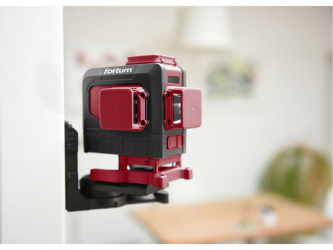 Křížový laser 3D 360° zelený paprsek, samonivelační FORTUM 4780216