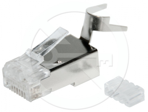 KRJS45/6ASLD - konektor RJ45 CAT6A STP, 8P8C, drát
