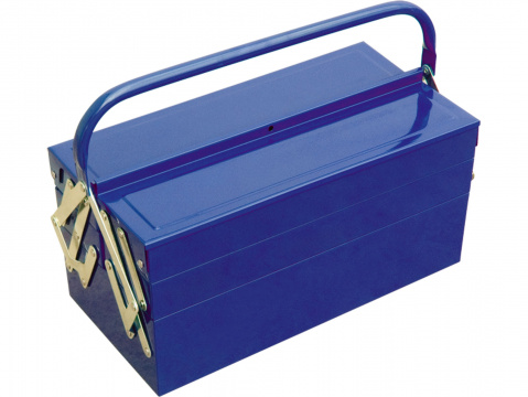 Kufr na nářadí kovový 5 komorový Extol 81843
