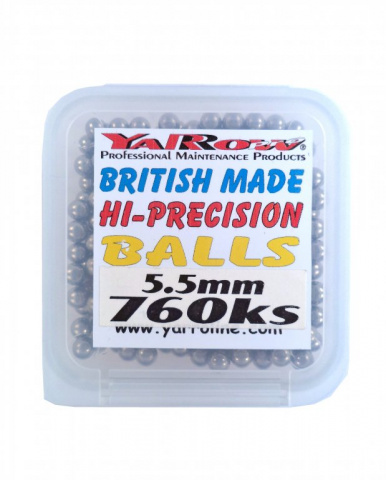 kuličky Yarrow 5.5mm 760ks zadní kolo