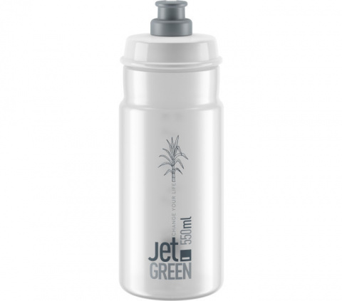 lahev ELITE Jet Green čirá/šedé logo 550 ml