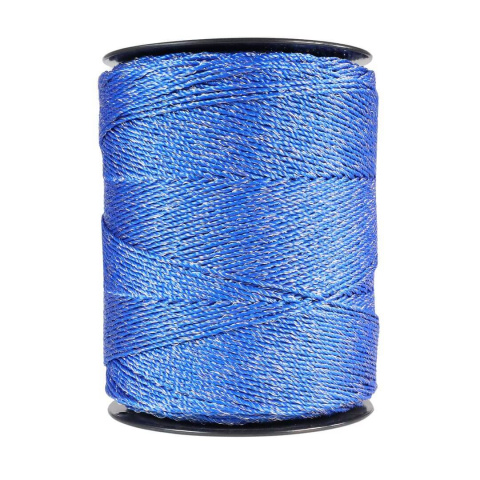Lanko pro elektrický ohradník, průměr 3 mm, modré, délka 1000 m, 0,17 Ω/m