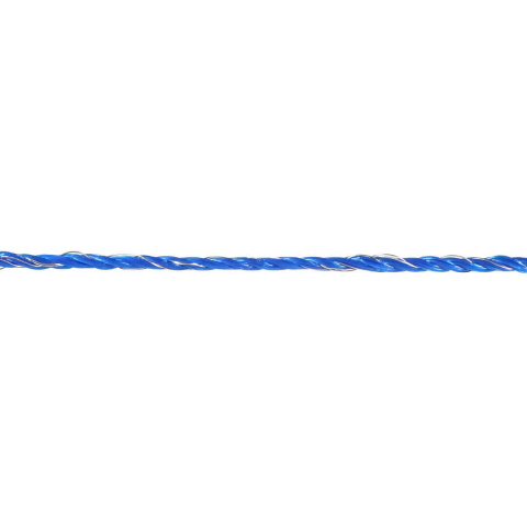 Lanko pro elektrický ohradník, průměr 3 mm, modré, délka 1000 m, 0,17 Ω/m