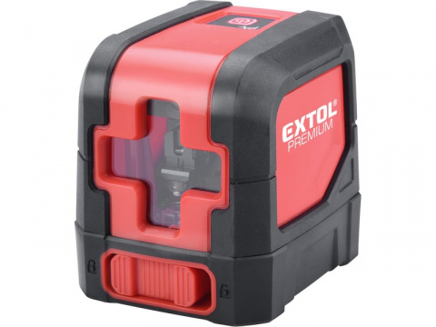 laser zelený liniový, křížový samonivelační EXTOL PREMIUM