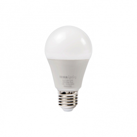 LED žárovka Tesla BULB E27, 12W, 230V, 1521lm, 25 000h, 3000K teplá bíla 220st