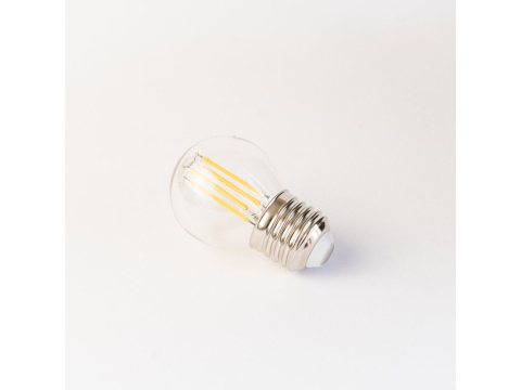 LED žárovka Tesla FILAMENT RETRO miniglobe, E27, 4,2W, 230V, 470lm, 25 000h, 2700K teplá bílá, 360