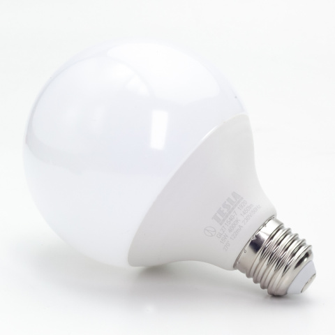 LED žárovka Tesla GLOBE E27, 15W, 230V, 1521lm, 25 000 hod, 4000K denní bílá, 270st