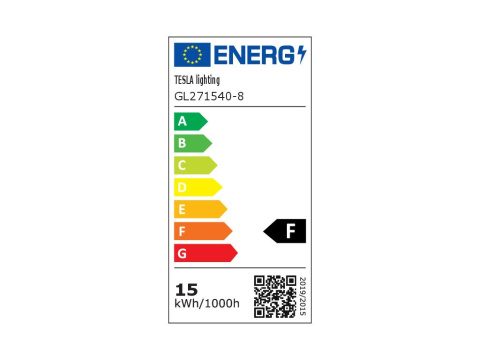 LED žárovka Tesla GLOBE E27, 15W, 230V, 1521lm, 25 000 hod, 4000K denní bílá, 270st