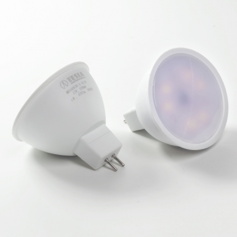 LED žárovka Tesla MR16 6W, 12V, 470lm, 25 000h, 3000K teplá bílá, 100st