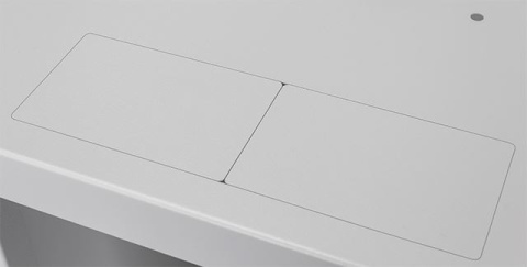 LEXI-Net Basic Rozvaděč nástěnný 10" 9U 300mm, dveře sklo, šedý