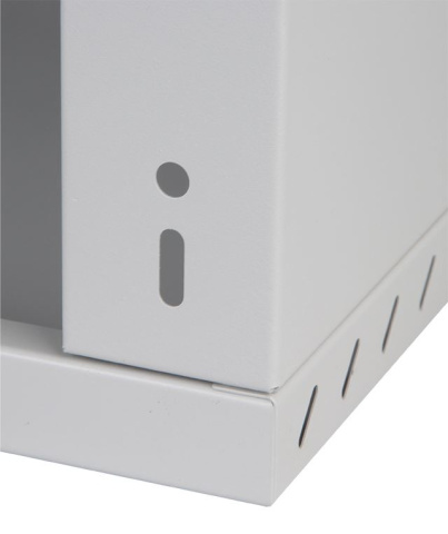 LEXI-Net Basic Rozvaděč nástěnný 19" 4U 520x450, dveře sklo, šedý