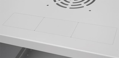 LEXI-Net Basic Rozvaděč nástěnný 19" 6U 520x350, dveře sklo, šedý