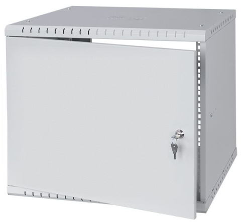 LEXI-Net Basic Rozvaděč nástěnný 19" 9U 520x450, dveře plech, šedý