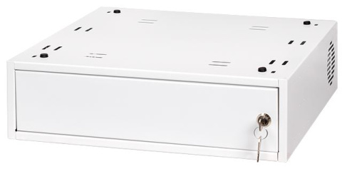 Lexi-Net Basic skříň rekordéru horizontální 19" 3U hloubka 420mm, bílý