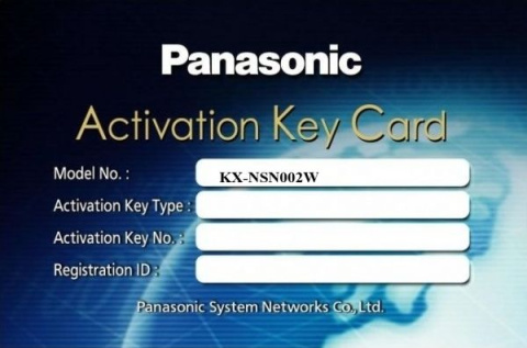Lic.síťování Q-SIG a OneNet KX-NSN002W pro NS500/1000
