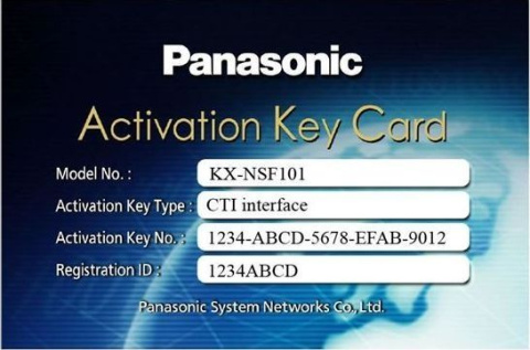 Licence rozhraní CTI KX-NSF101W pro KX-NS500/1000