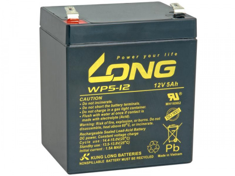 LONG baterie 12V 5Ah F2 (WP5-12)