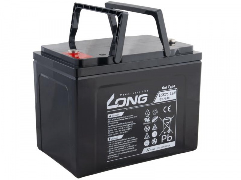 LONG baterie 12V 75Ah F8 DeepCycle GEL 10 let (LGK75-12N)