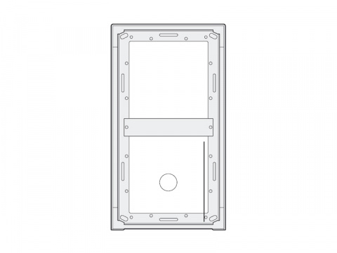 MA92 - povrchová montážní krabička 2 moduly