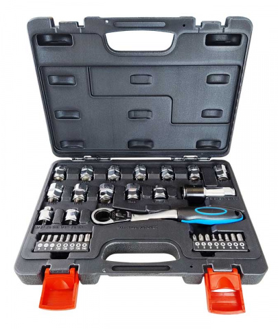 MAGG Profi Gola sada 32 dílů - 1/4", 3/8", průchozí ráčna